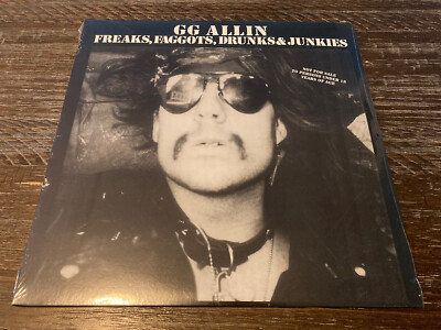 G.G. Allin ''Freaks, Faggots, Drunks and Junkies'' LP (Vinyl, Aware One, 2008)