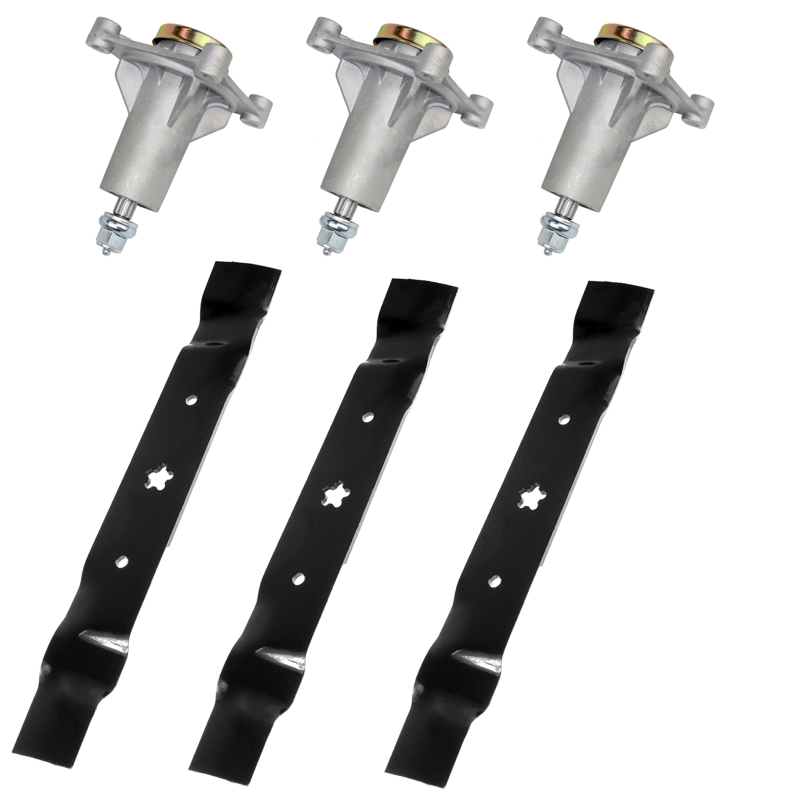 Dethatcher Blade For Lawn Mower 8TEN Blade Spindle Kit For