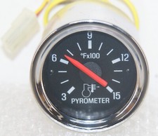 Sterling Exhaust Temp Pyrometer Gauge 3000-1500 F 8995