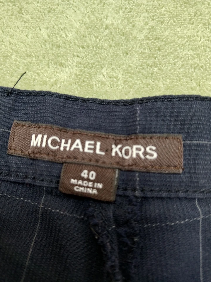 Pantalones Cortos Chinos Michael Kors Para Hombre Talla 40 Para Hombre Negro Oscuro Informales A Cuadros Foto 3 de 4