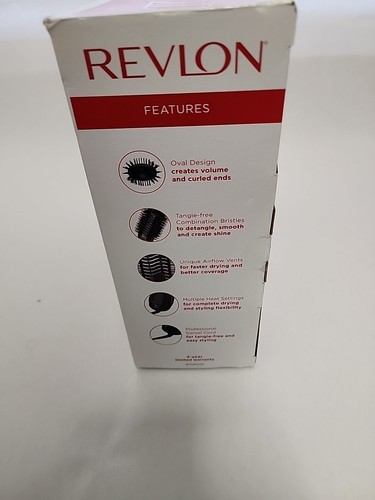 REVLON One-Step Volumizer Original 1.0 Hair Dryer and Hot Air Brush Black New! - Picture 5 of 8