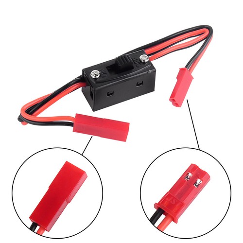 INJORA LED Light Control Power Switch JST Connector Wires for 1/10 1/8 RC Car - Picture 2 of 7