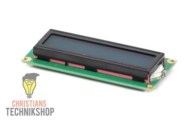 LCD 1602 | 16x2 Zeichen Beleuchtung Blau kompatibel mit HD44780