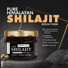 Herbal Canada Pure Himalayan Shilajit/Shilajeet Resin 10g Performance Booster