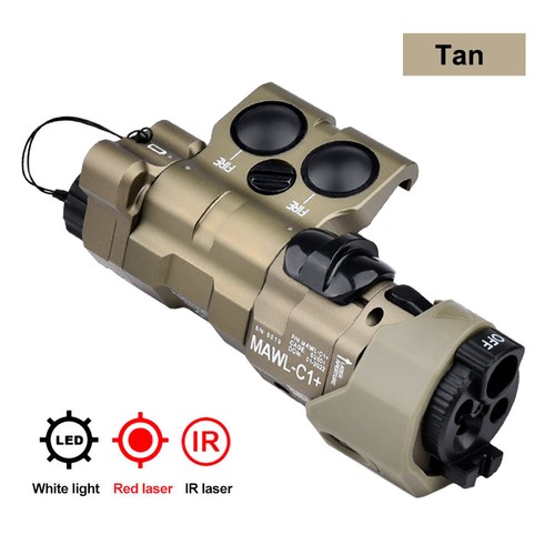 WADSN MAWL RGB Laser Sight&LED Flashlight&IR Fill Light Fit 20mm Picatinny Rail - Picture 26 of 26