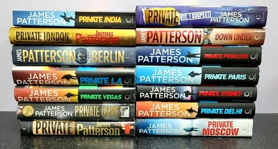 Private Series: Books 1-14  FULL SET by James Patterson 13 x Hardback 1 x P/B