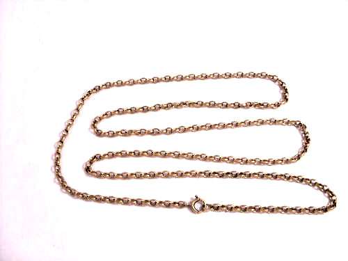Erbskette 9 kt Gold oval massiv Länge 29,25 Zoll 17,7 Gramm 3 mm breit gebraucht - Bild 12 von 12