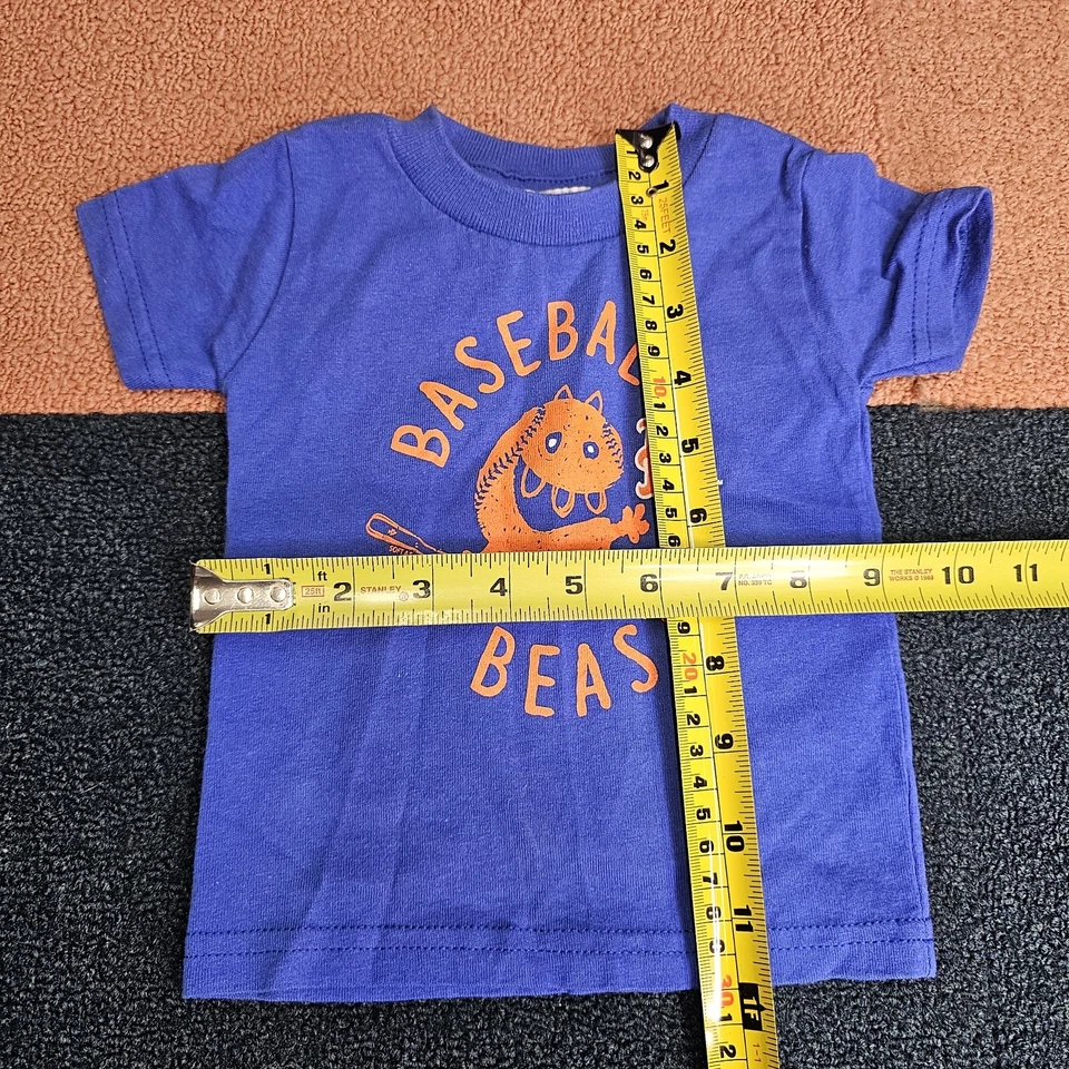 New York Mets Soft As Grape Baby Infant T-Shirt 12m Blue Baseball Beast s9a - Image 3 of 4