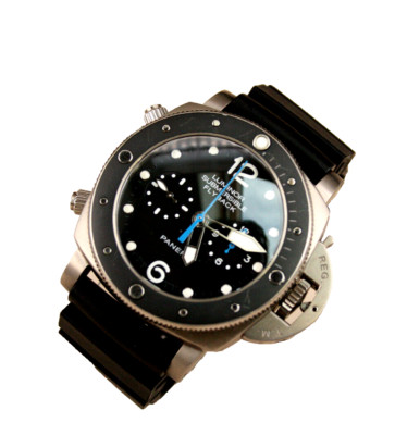 PANERAI LUMINOR  SUBMERSIBLE 1950 3 DAYS FLYBACK TITAN PAM 615  LP 18.900  
