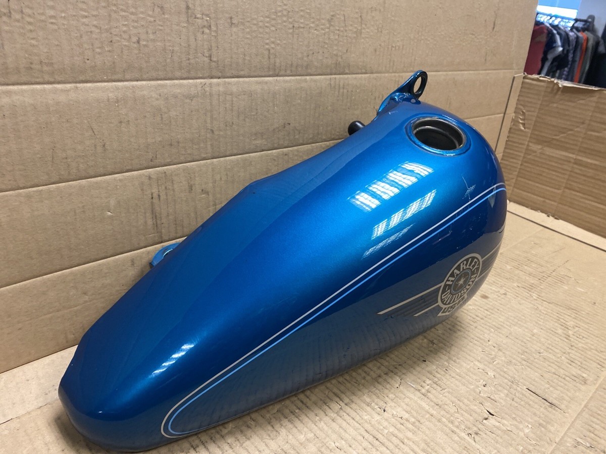 Harley Davidson Softail Fat Boy Fuel Tank Set Aqua Pearl | eBay