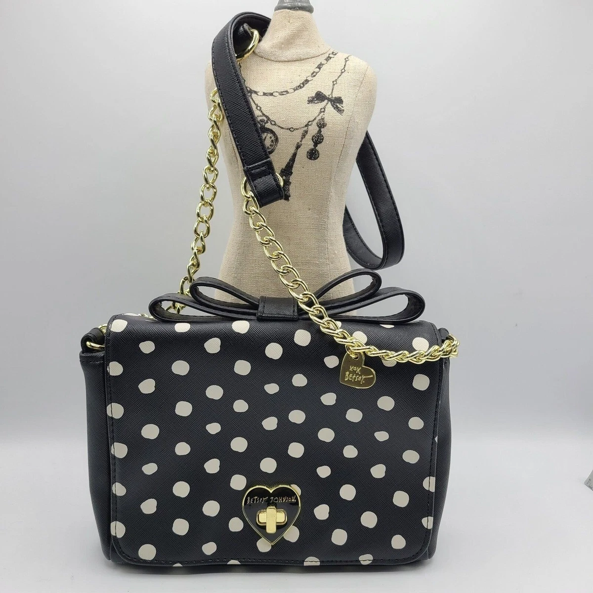 Betsey Johnson Polka Dot Crossbody Hotsell head.hesge.ch