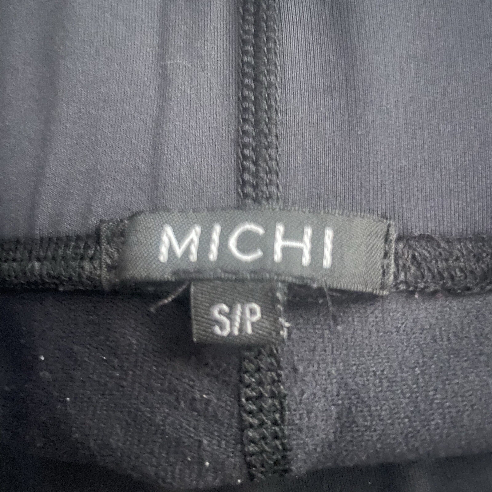 MICHI Yoga Leggings Womens Size Small Cropped Gray Purple Activewear Gym *