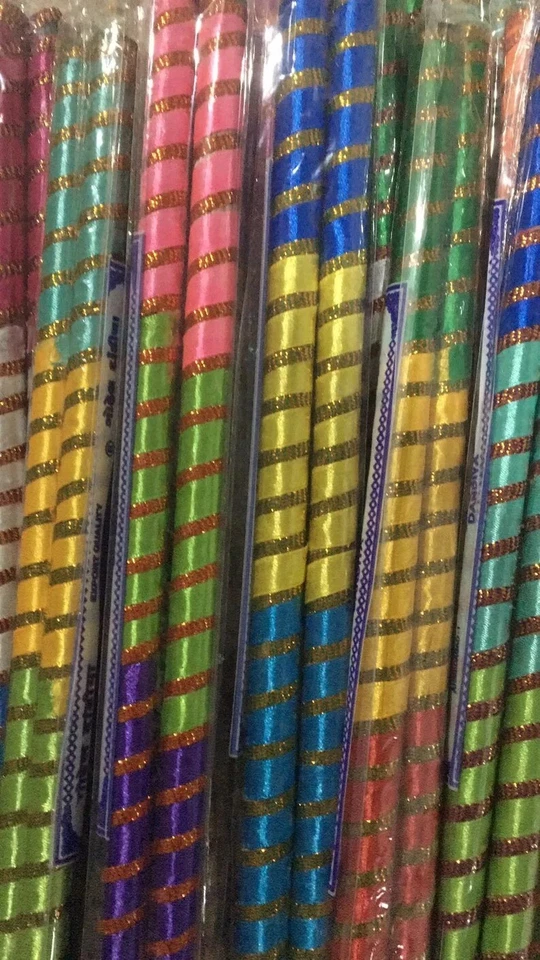 100 pares de palos dandiya para celebraciones Garba par de palos dandiya indios Foto 4 de 4