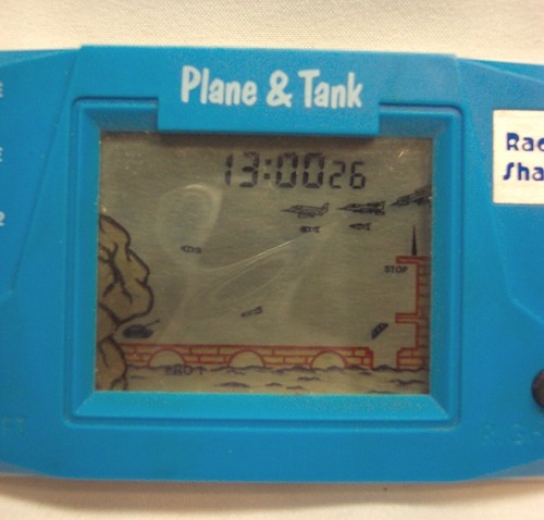 Vintage 1986 Radio Shack PLANE & TANK Electronic Handheld LCD Game 1980's - Picture 2 of 5