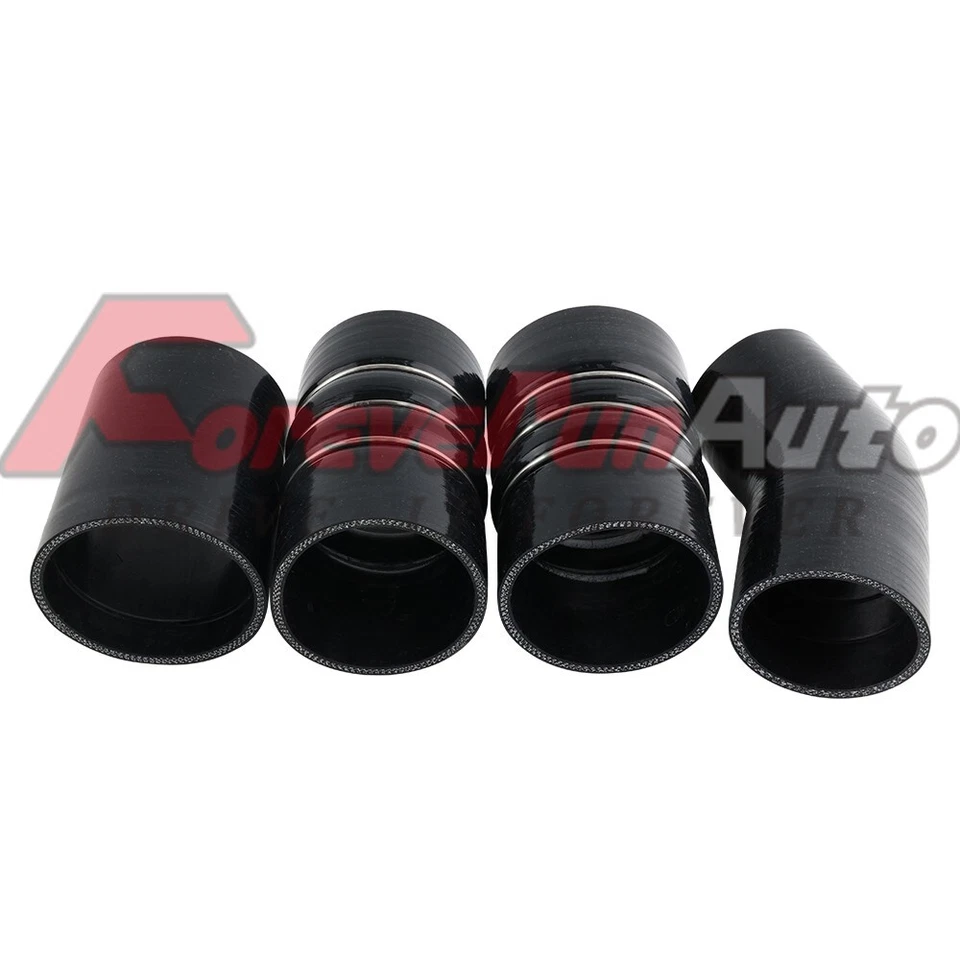 Комплект турбоинтеркулера трубчатый ботинок CAC подходит для 03–07 Ford 6,0 л F250 F350 F450 F550 - Изображение 4 из 4