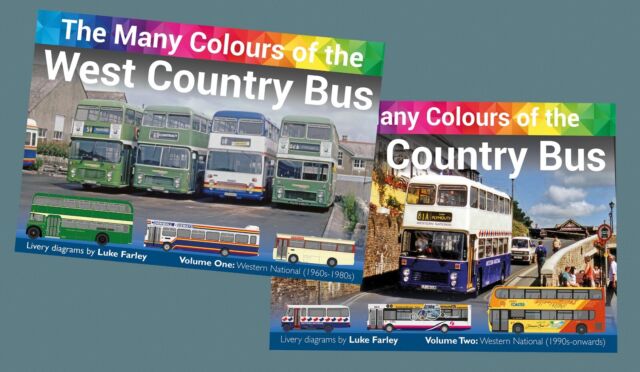 The Many Colours of the West Country Bus - Volumes 1 & 2 bundle - AVAILABLE NOW