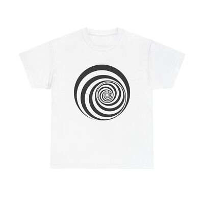Hypno Spiral, a hypnotic vortex portal, psychedelic geometry T-Shirt for nerds