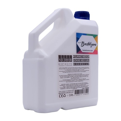 Pouring Medium 3 Liter. Gießmedium für Acrylfarben 3000ml. Acryl-Pouring - Bild 2 von 4