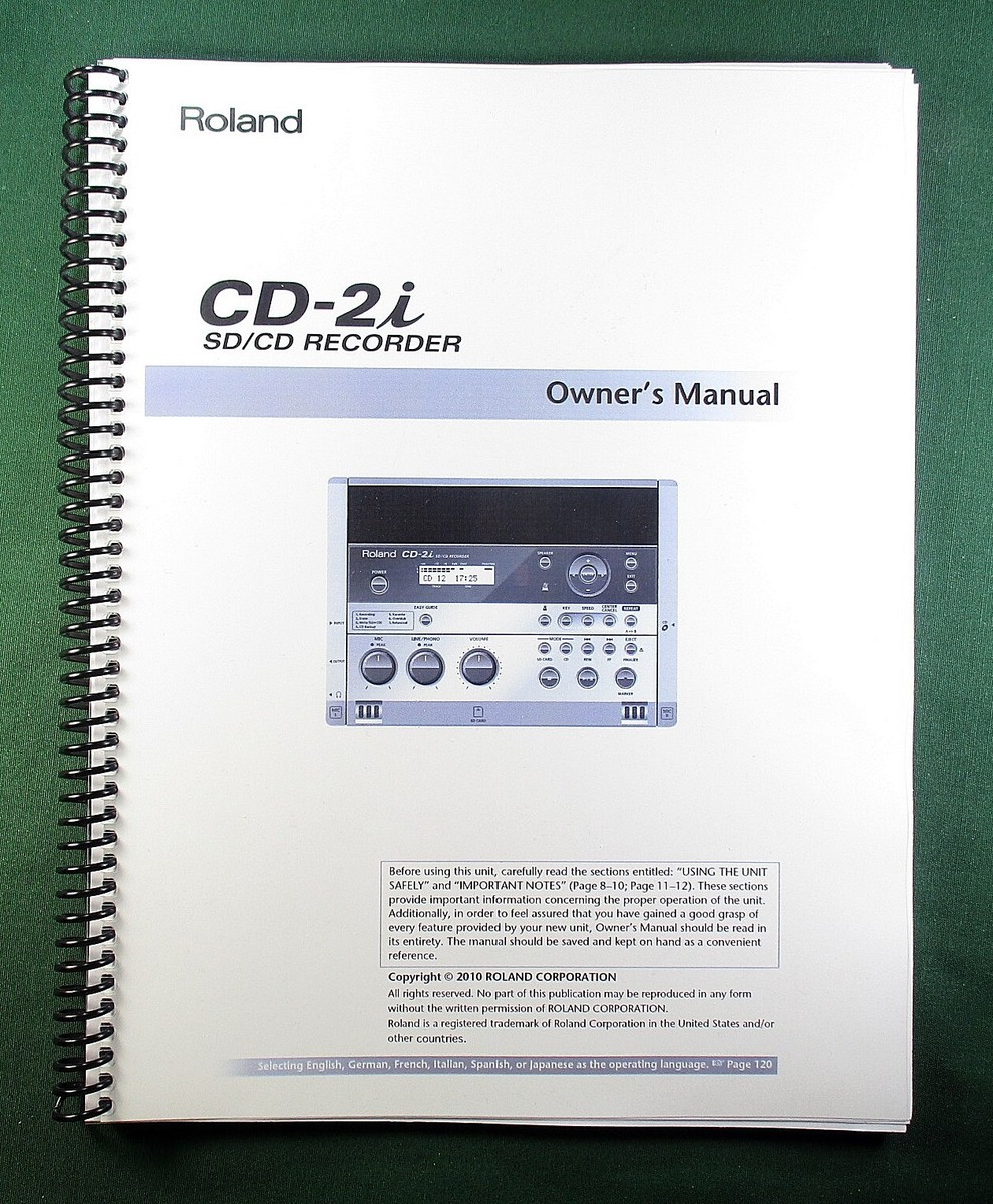 RolandCD-2i その他 RolandCD-2i Roland - CD-2i | SD/CD Recorder