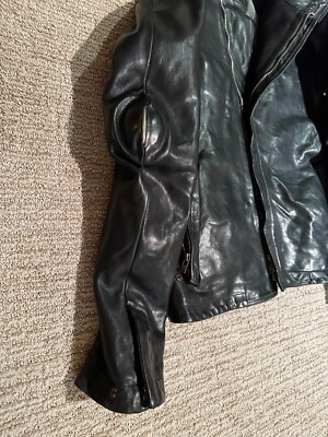 Carol Christian Poell High Neck CORS horse leather jacket 50