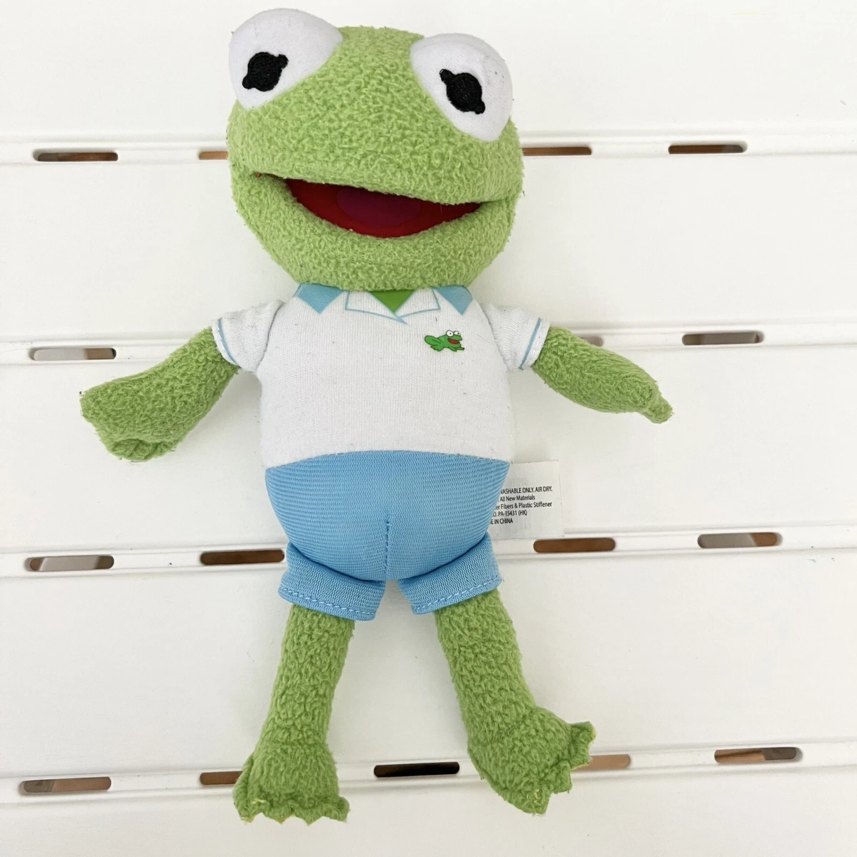 Disney Store Plush Muppet Babies Kermit Small Stuffed Animal 8” Inch