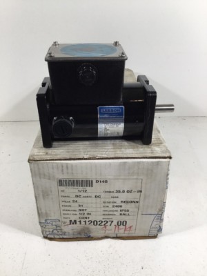 NEW Leeson Washguard 1/12 hp DC Permanent Magnet Motor; 24VDC, CM31D24NZ4A
