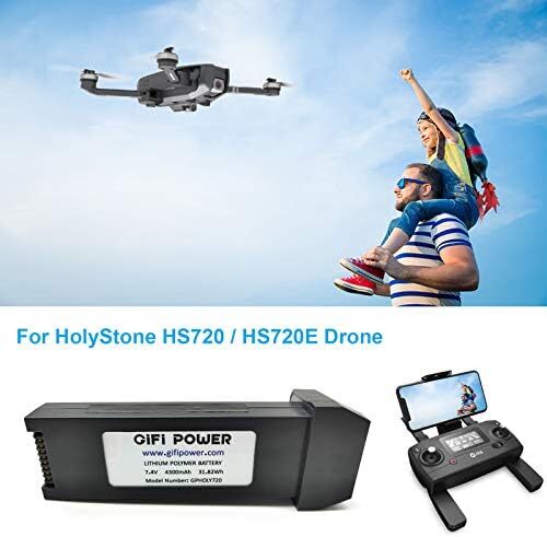 Beacon Pet 4300mAh 7.4V Replacement Lipo Battery for Holystone HS720HS720E Drone