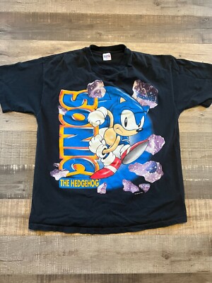 Rare Vintage 1994 Sonic the Hedgehog Sonic Promo Shirt SIZE XL