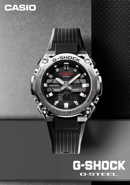 Casio G-Shock GST-B600D-1AJF G-Steel Bluetooth Solare Analogico e Digitale Uomo - Immagine 2 di 4