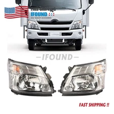 Headlight LH+RH For Hino 155 195 195h 195h DC 300 Headlamp 2012-2020 Both Sides