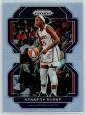 Kennedy Burke 2022 Panini Prizm WNBA Silver Washington Mystics #78