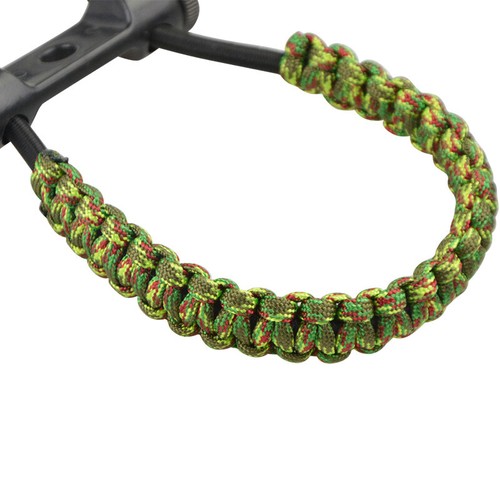 Archery Compound Bow Wrist Strap Braided Rope Adjustable Sling Hunting Shooting - Picture 7 of 25