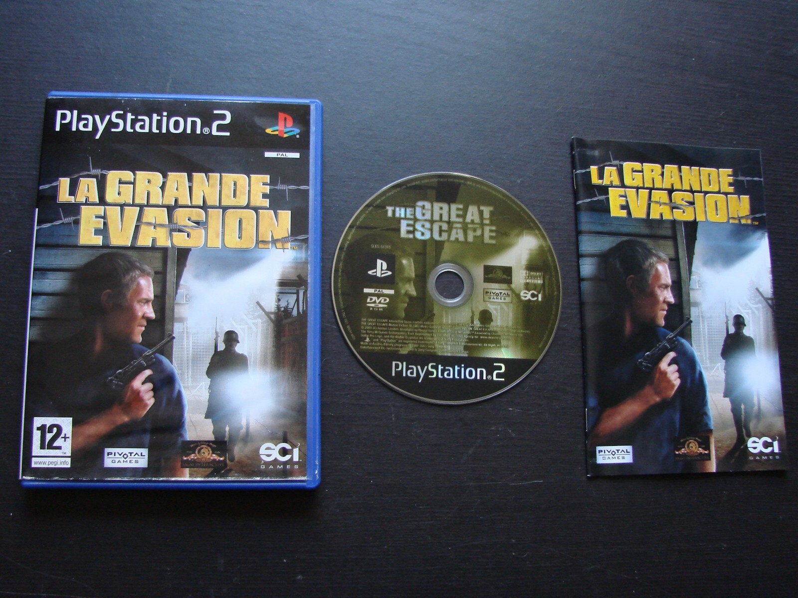 LA GRANDE EVASION : JEU Sony PLAYSTATION 2 PS2 ( Sci Games COMPLET envoi suivi )