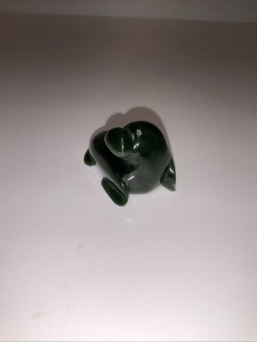 Adorable Miniature High Quality Nephrite Jade Carved Seal 🦭 Figurine - Picture 3 of 12
