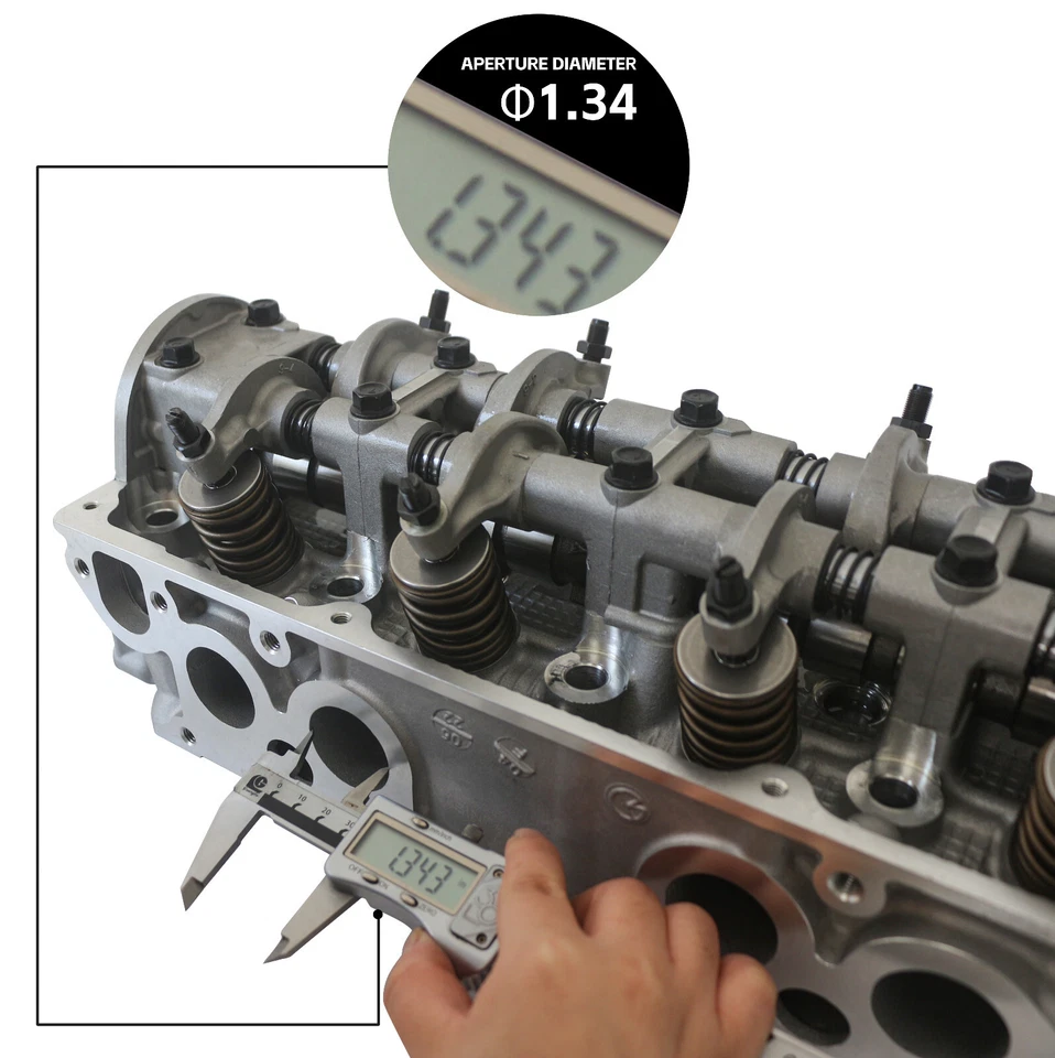 Conjunto de culata de aluminio compatible con 83-93 MAZDA FE F8 626/B2000/B2200 Foto 3 de 4