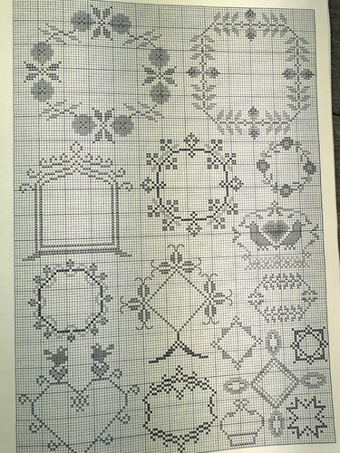 RARE The Sampler Company's Book Alphabets Motifs & Borders by Brenda Keyes TRS - Picture 13 of 15