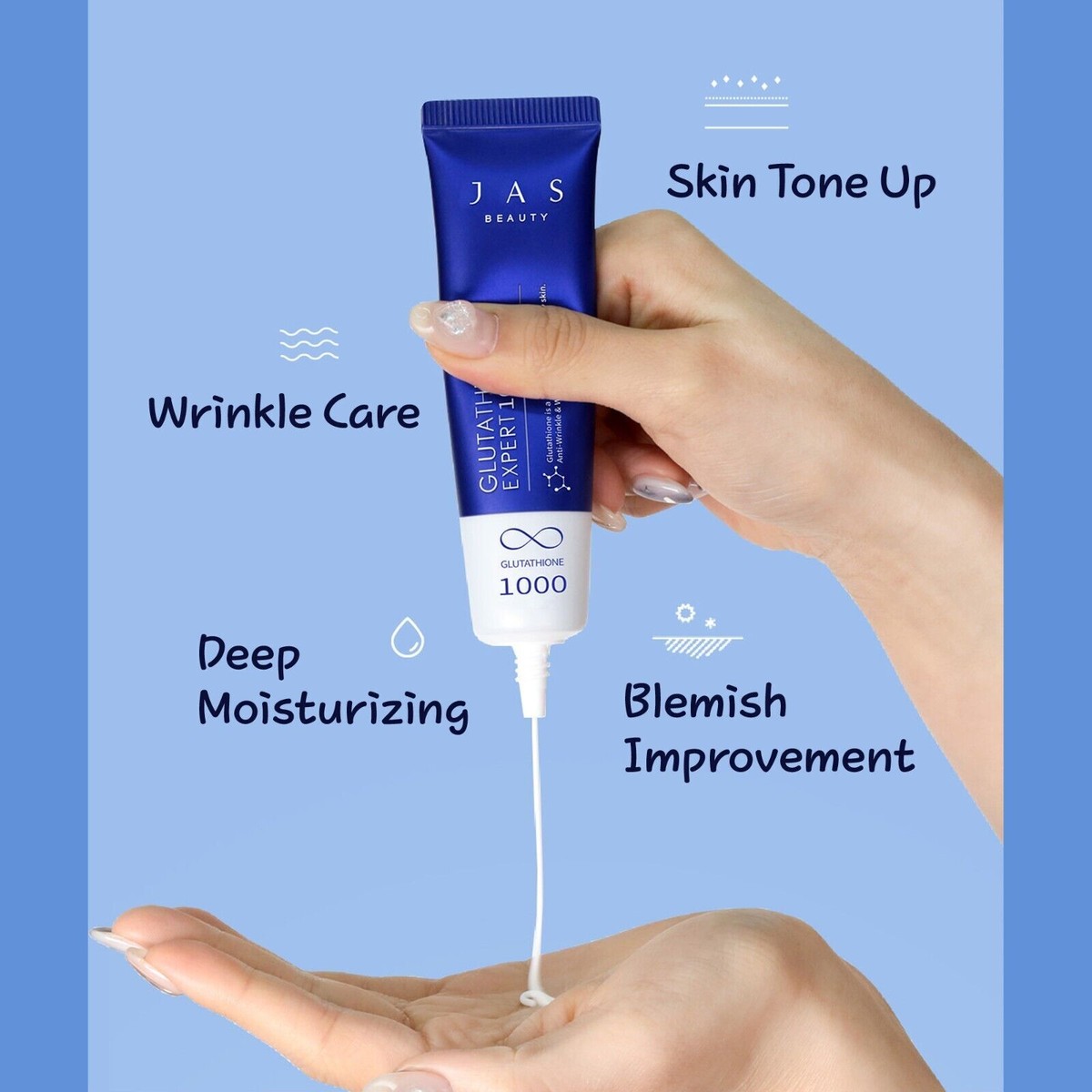 [JAS] Glutathione Expert 1000 Brightening Cream 30ml - Premium Radiance  K-Beauty