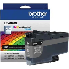 Genuine Brother LC406XL  LC406 INKvestment Tank Ink Cartridges Black / Colors