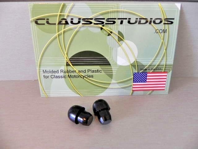 Fits Kawasaki KH250 S1 S2 Seat Rail End Grip Plug Rubber 1972-76