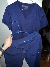 Grey s Anatomy Scrub Set By Barco Navy Medium Top XS Pants Used