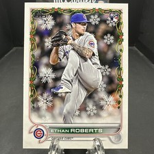 2022 Topps Holiday Mega Box Ethan Roberts #HW92 Rookie RC Chicago Cubs