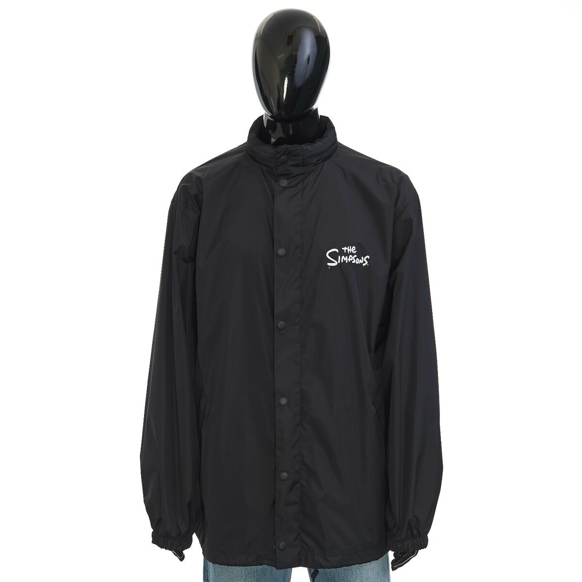 BALENCIAGA x THE SIMPSONS 1990$ Black Rain Jacket BALENCIAGA x THE SIMPSONS 1990$ Black Rain Jacket