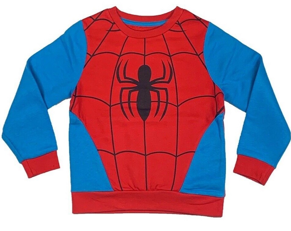 Boys Official Marvel Spider-Man Jumper Childrenu0026#039;s Kids Age 4 5 6 7 8 9  10 12 | eBay