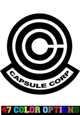 Decal Vinyl Truck Car Sticker - DBZ Dragon Ball Z Capsule Corp Logo