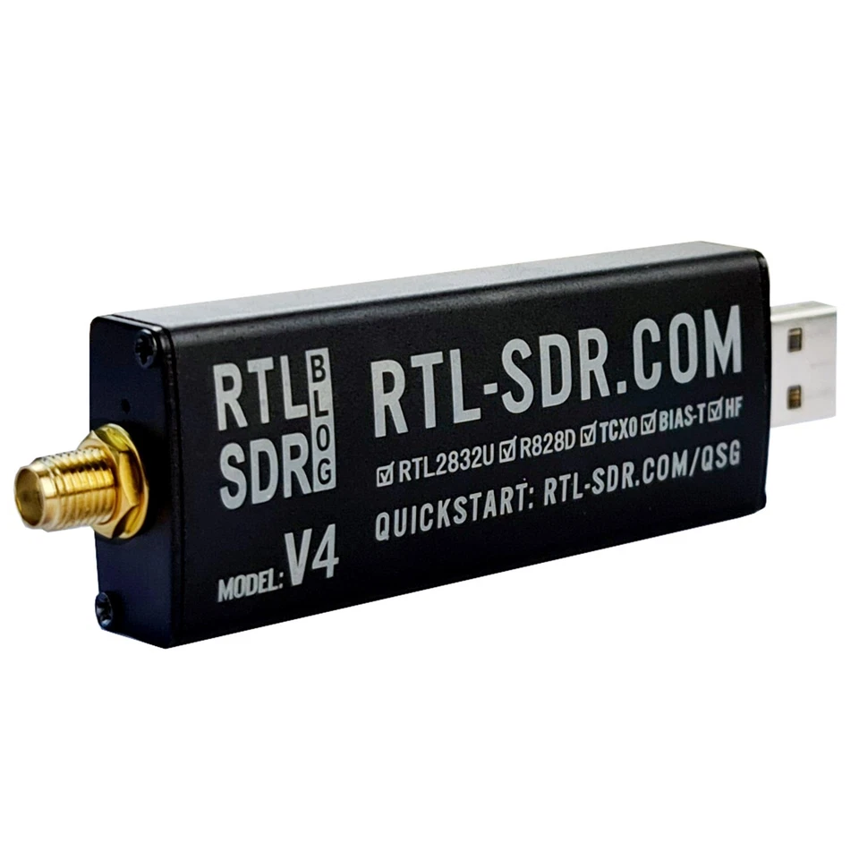 RTL-SDR Blog V4 RTL2832 1PPM TCXO HF BiasT SMA Software Defined Radio + Antennas - image 2 of 4