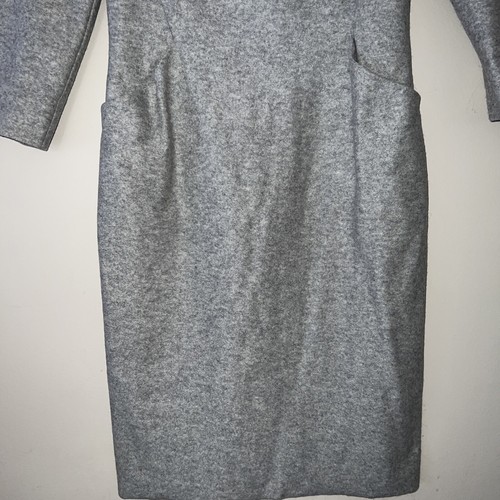 NIU Woman’s Dress Size Small Wool Blend Gray Grey See Measurements - Picture 2 of 10
