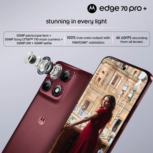 Motorola Edge 70 Pro+ 5G | 256GB | 12GB RAM | Red | Global Version Unlocked NFC - Picture 12 of 24
