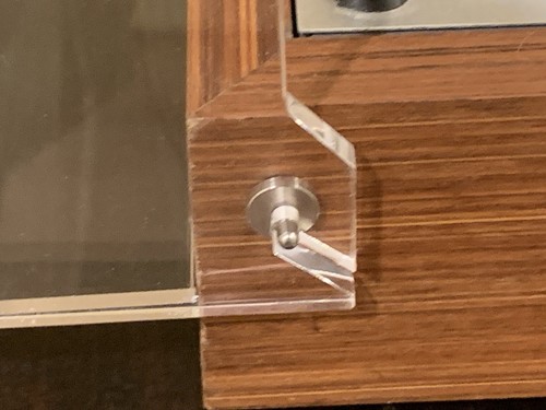 Thorens TD-160, 145, 165 Total Dust Cover Hinge Repair Kit Reinforcers and Pins - Picture 7 of 7