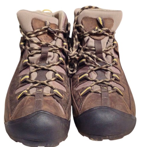 Mens Keen Targhee II Mid Waterproof Hiking Brown Casual Work Boots 1002375 Sz 14 - Picture 2 of 6