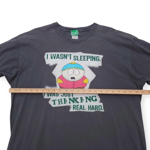 South Park Cartman T-Shirt Mens XL Not Sleeping Comedy Central Y2K Faded - Picture 8 of 9